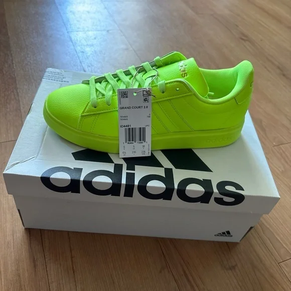 adidas Neon Green Athletic Shoes Adidas Adizero Prime x 2.0 Neon Green Black Running Shoes  main image 4
